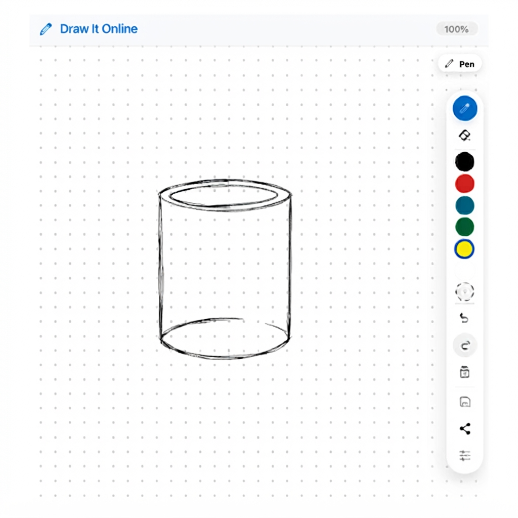 Coffee mug without handle - basic shape