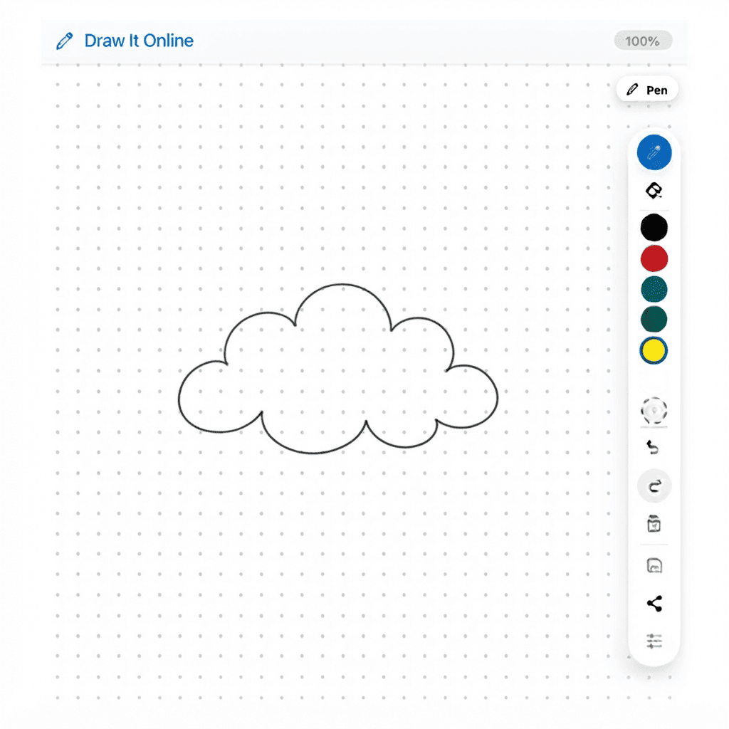 Simple cloud drawing tutorial
