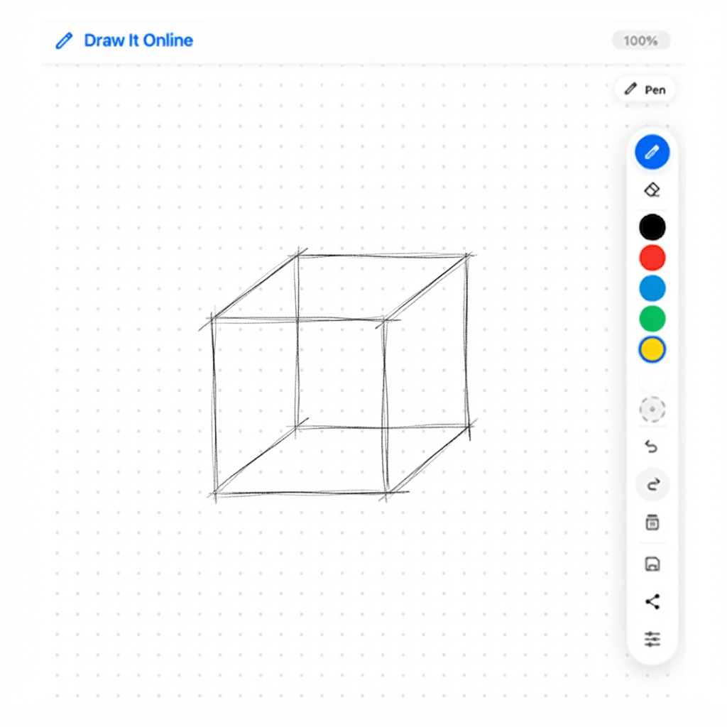 Square and cube drawing practice